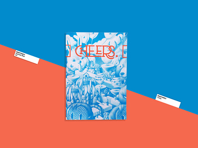 Cheers - Magazine design editorial design graphic illustration indesign magazine vector