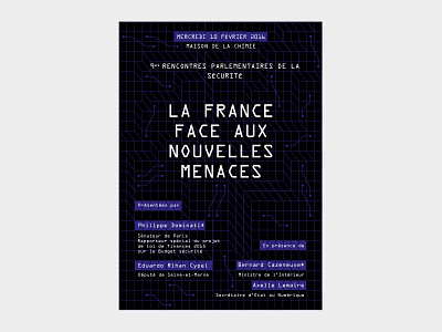 Print for a french conference