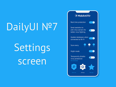 DailyUI №7 - Settings app ui daily ui dailyui design figma settings settings page settings ui ui ui design uidesign ux