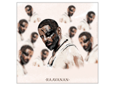 Raavanan Movie. Digital art