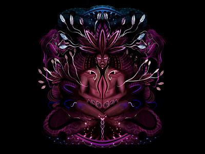 Trance 3d abstract art art artist artstyle contemporary design expressionism graphic design illustration meditation trance trippy visual art