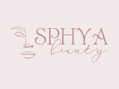 SPHYA beauty - LOGO brand identity branding branding design design illustration illustrator logo logodesign logotype minimal type typography vector