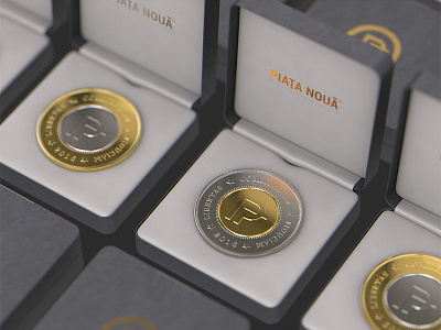 3D gift coins visualization concept 3d coins concept gift visualization