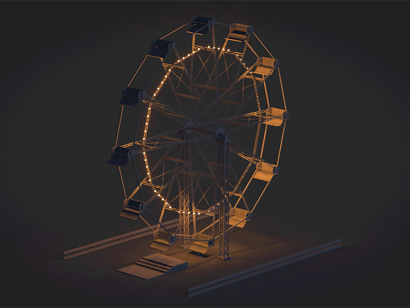 Ferris Wheel animation cinema 4d ferris wheel