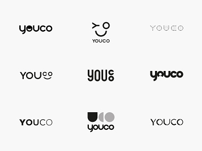 Youco logo exploration brand agency brand design brand identity branding branding design design identity design logo logo design logotype