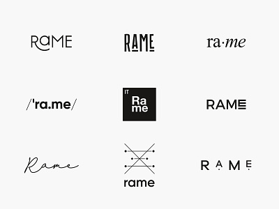 Rame logo exploration
