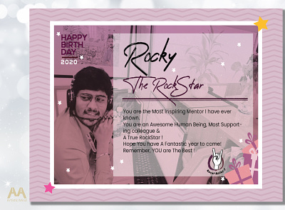 Rocky, The RockStar 🤘💗 design graphics
