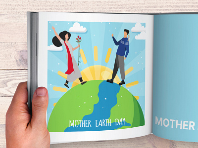 Mother Earth Day art bird bird lover earth illustration love mother earth day nature