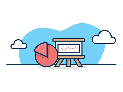 Statistics Illustration chart pie sky stats