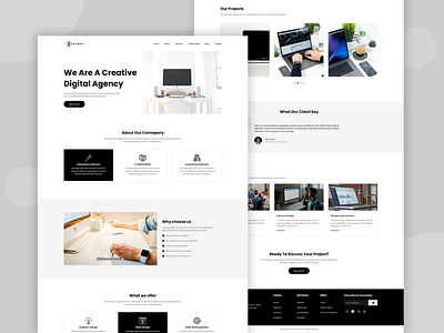 Digital Agency Landing page