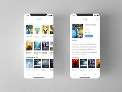 E-book Mobile UI