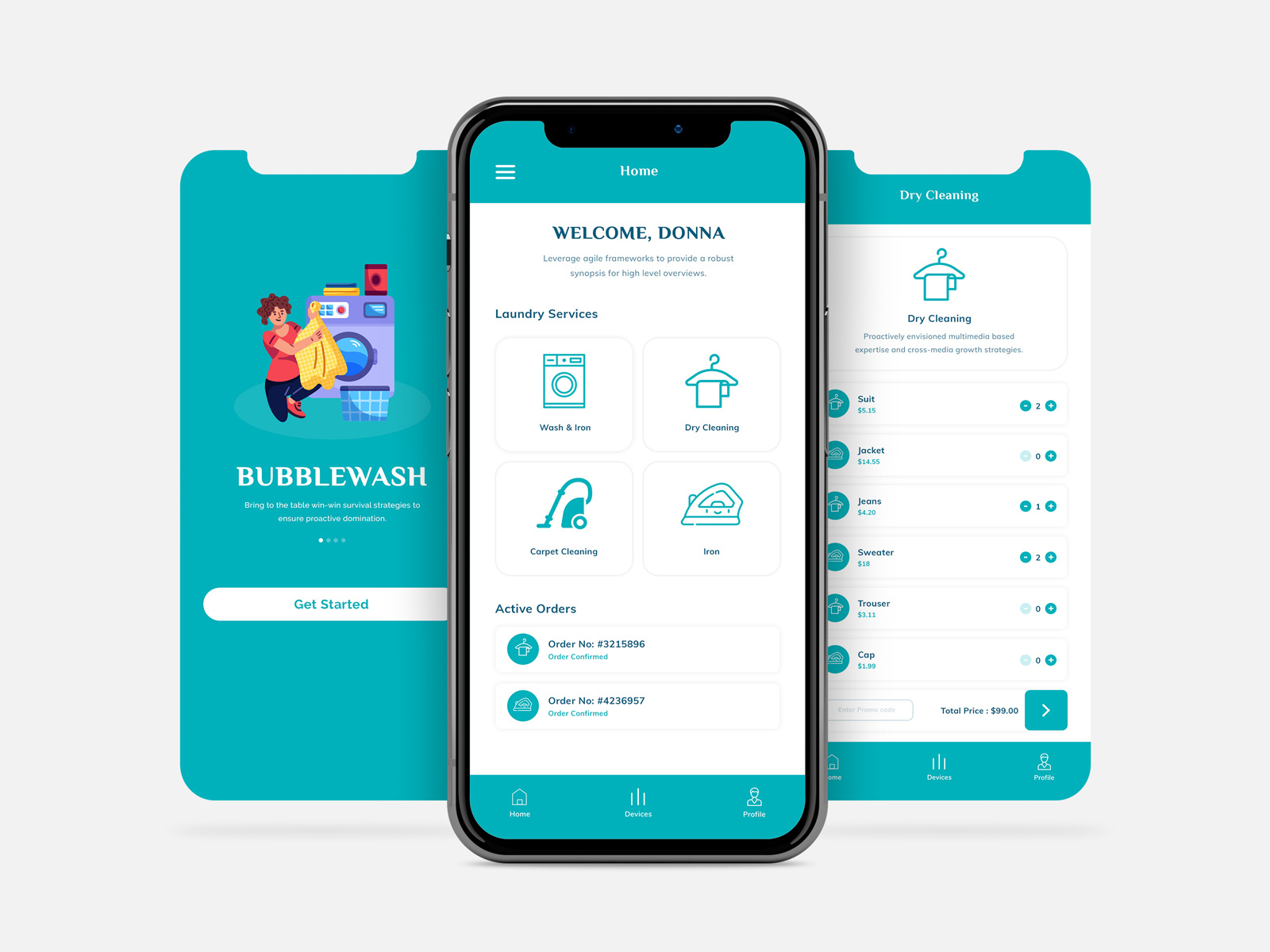 Laundry Service App by Tamim Hasan on Dribbble