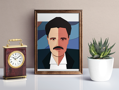 Portrait Illustration "Nazım Hikmet" hikmet illustration nazım nazımhikmet portrait vector