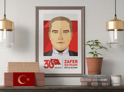 Portrait Illustration "Mustafa Kemal Atatürk" atatürk illustration kemal mustafa mustafakemalatatürk portrait vector
