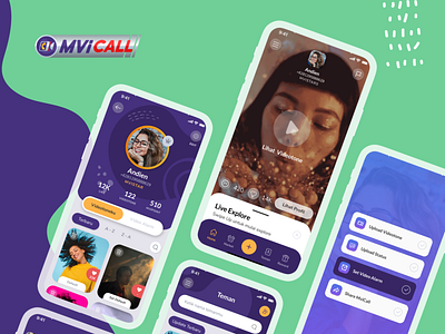 MviCall - Change Your Friend's Ringtone app design app ui design ringtone ringtone app ui ui ux uiux video ringtone