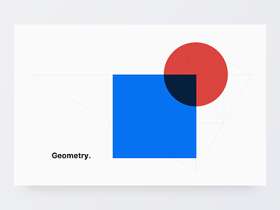 Geometry 2d branding colours design geometry illustration logo marketing type typography vector web
