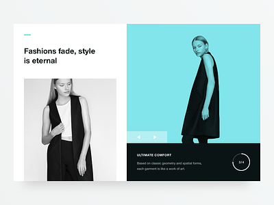Stylist 2d clean colours design flat geometry minimal type typography ui ux web