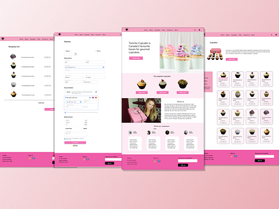 Toronto cupcake website redesign