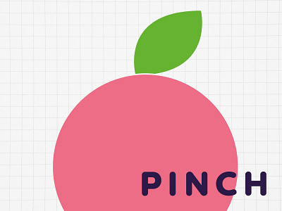 Pinch branding abstract apple brand design brand identity branding agency branding and identity color colour palette logo logo design logotype nederland pink pink logo