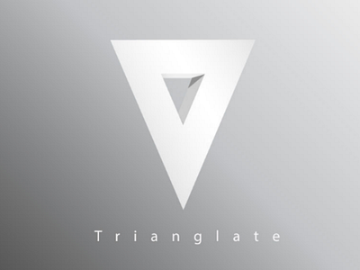 Triangle Logo vector illustration gradient