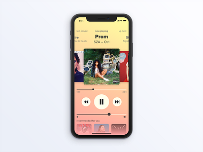 Daily UI 009 - Music Player