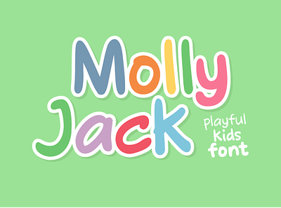 Molly Jack comic font comic font cute font kids font