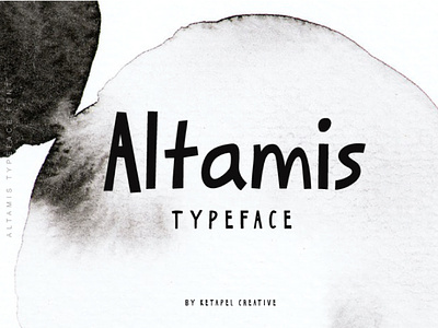 Altamis font bold cute display display type font kids otf simple ttf typeface typography