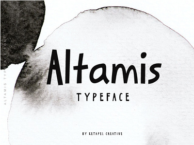 Altamis font bold cute display display type font kids otf simple ttf typeface typography