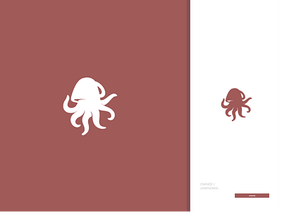 Octocoffe design flat icon logo vector