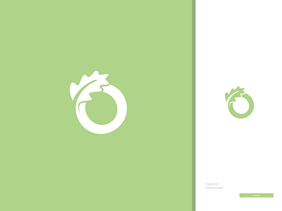 Oak design flat icon logo minimal vector