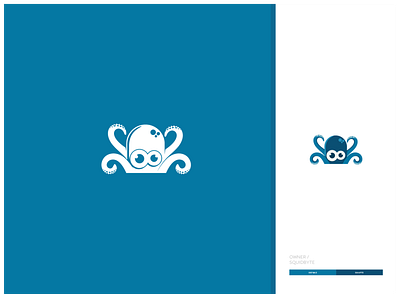 Squidbyte design icon logo minimal vector