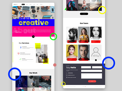 Design Agency Adobe XD Design