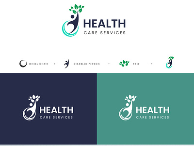 Health Care Services Logo best best design care services clean ui design dribbble best shot healthcare illustration logo logo design