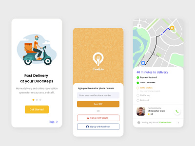 Food Delivery App Concept