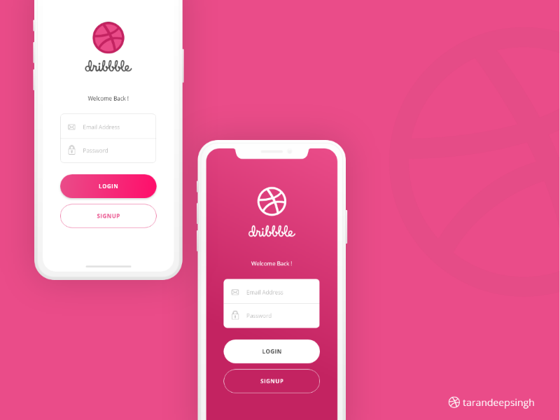 A simple, neat and clean UI minimalistic design neat and clean dribbble login clean ui simple ui