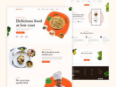 Delicious - Food Website