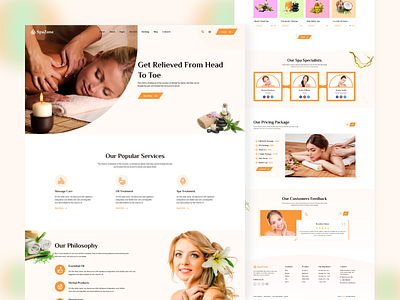 SpaZone - Spa & Beauty Landing Page