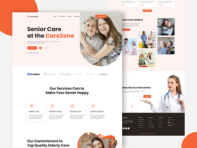CareZone - Elderly Care Website