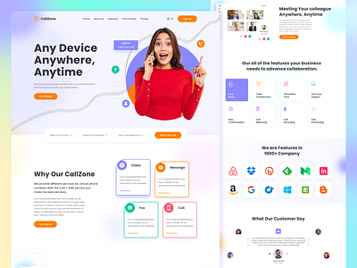 Call Service - Landing Page