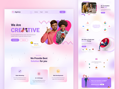 Agency Landing Page