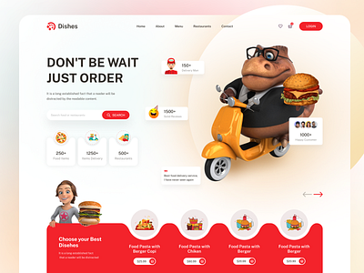 Food Delivery Landing Page 🍕