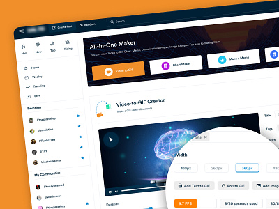 Gif Maker Online designs, themes, templates and downloadable graphic  elements on Dribbble