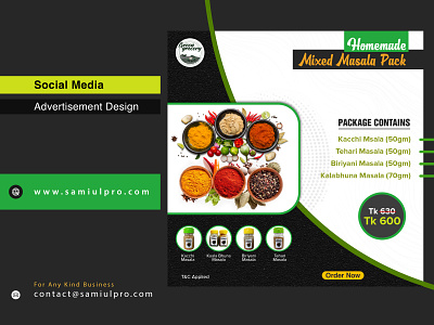 Social Media Advertisement Design advertisement banner branding brochure design fb post flyer green grocery poster print design social media post