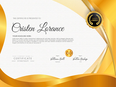 certificate design template