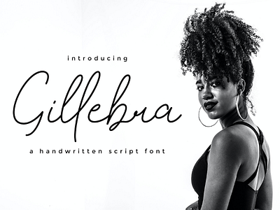 Gillebra - A handwritten script font calligraphy font fonts graphic design handwriting handwritten font lettering logo script font signature typography web font wedding font