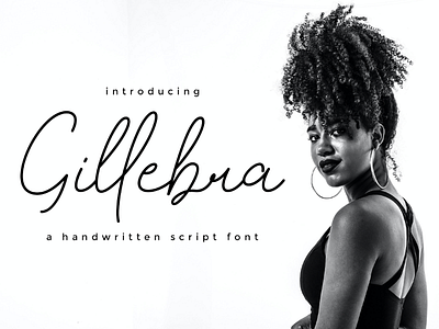 Gillebra - A handwritten script font