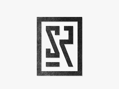 SR Monogram design graphic graphic design lettermark lettermark exploration logo logomark minimal minimal logo monogram r s sr stone