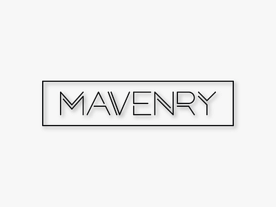 Mavenry Wordmark Concept branding logo logomark minimal wordmark