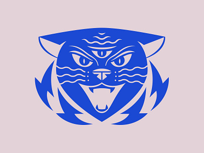 kit kat blue blush cat fireworks lightning lion logo mascot third eye tiger