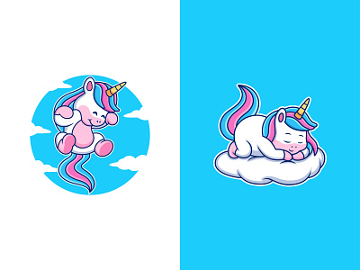 Cute Unicorn Cartoon